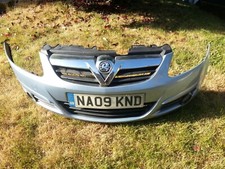 Vauxhall Corsa D Front Bumper Light Blue + Fog Lights 2006- 2010