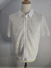 Studio By Preen Lace Blouse Heavy Quality Near Mint UK 10 - 12 - Fastpost 