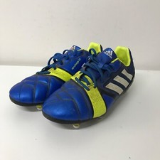 Adidas Nitrocharge 2.0 SG Blue Leather Football Boots UK Size 5 Soccer Cleats
