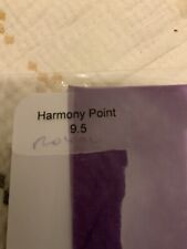 Gio Fully Fashioned VINTAGE STOCKINGS NYLONS ROYAL PURPLE HARMONY POINT HEEL 9.5