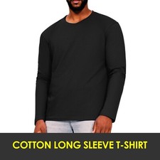Mens Long Sleeve T Shirt 100%