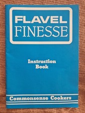 Vintage 1984 Flavel Finesse Commonsense Cookers Instruction Book