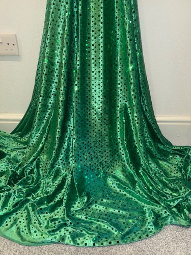 Meter emerald green sequin - 1,