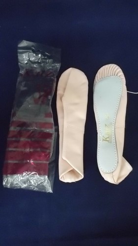 Katz pink leather ballet - uk,