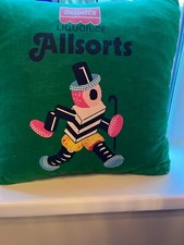 Original (maybe 1960) Bassett's Liquorice Novelties Cotton Zipped Cushion VGC
