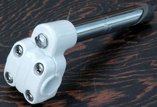 White Alloy 13/16" OS BMX Bike