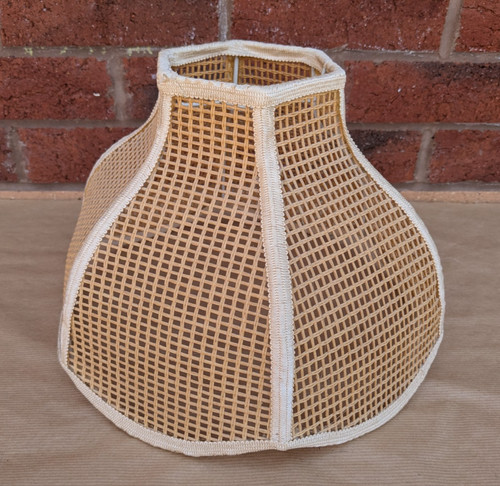 Vintage rattan light shade - rattan,