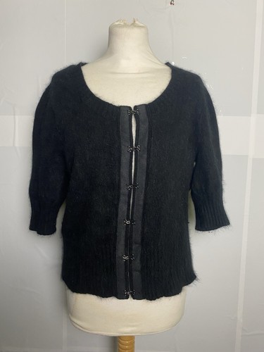 Vintage next black angora - black,