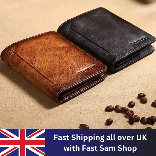 Mens rfid blocking real - blocking,