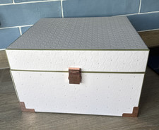 Ted Baker Box Pink Rose Gold Logo Pattern Display Toiletry Collection