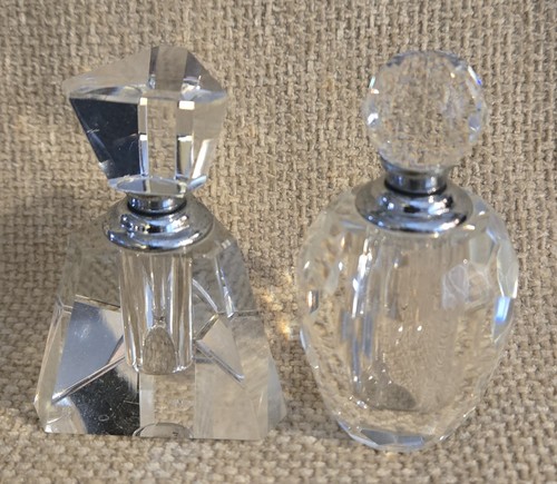 Lot vintage cut crystal - cut,
