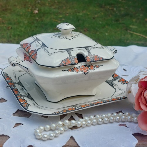 Art deco crown - art,