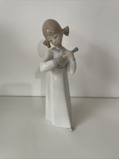 Lladro Figurine Girl With Guitar 4871
