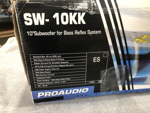 Speaker sub woofer - -, only