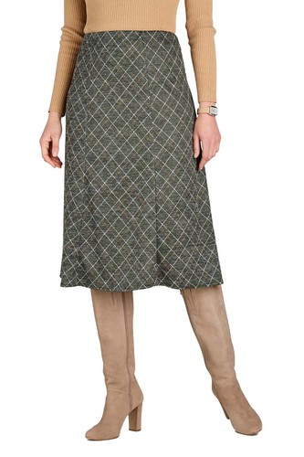Womens panel diamond check - 6,