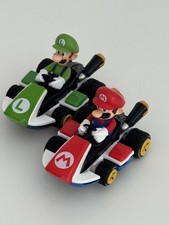 Carrera GO Mario Kart Slot Cars Race Set Figures Mario & Luigi Nintendo 