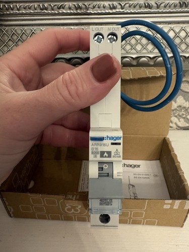 Hager 16a amp rcbo afdd - amp, 6ka