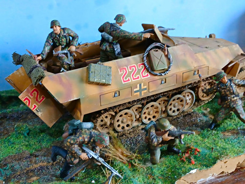 German hanomag halftrack - hanomag,