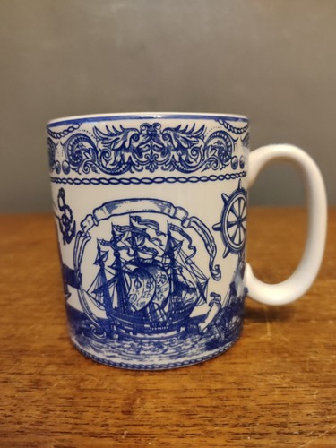 Spode maritime mug blue - spode,