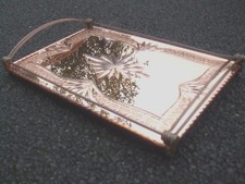Art Deco serving tray, mirror