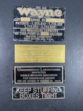 Wayne Visible Gas Pump Tags