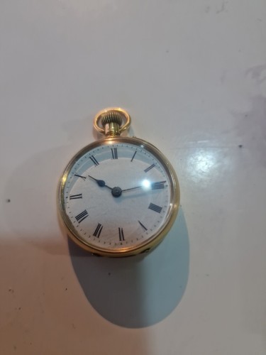 Pocket watch 18ct gold - watch,