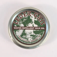 Leder Gris Original Wax Oil BROWN 80g Tin Waterproofing Boot Treatment Polish