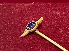 VINTAGE ANTIQUE 9CT GOLD ENAMEL STICK PIN MASONS MASONIC RAOB GLE BUFFALOES 9K
