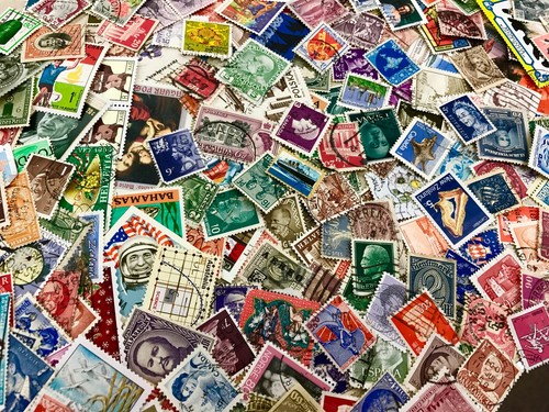 100 worldwide vintage postage - worldwide,