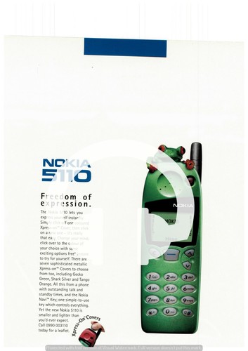 Advert nokia 5110 - advert,