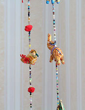 Birds / Elephants Multi - Colourful Wall Hangings Decoration Indian Handmade
