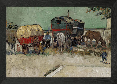 Encampment gypsies with - encampment,