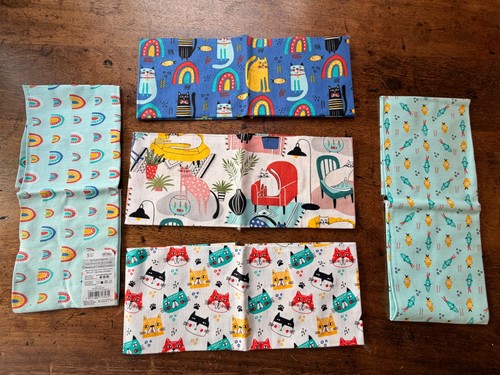 Fat quarters bnib - x5, quarters,