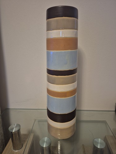 Parlane pottery striped vase - parlane,