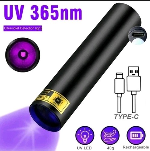 Black light flashlight mini - light,