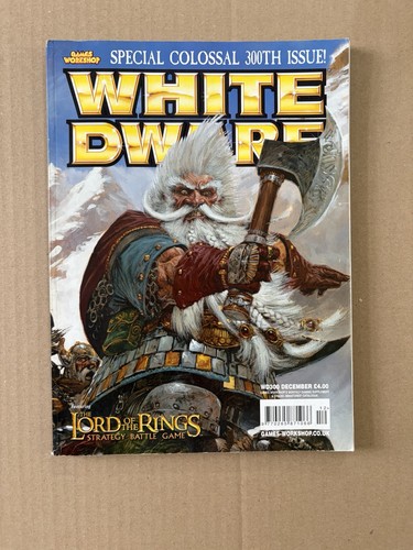 White dwarf rpg magazine issue - white,