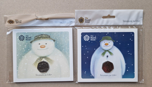 2018 2019 snowman - 2018, 50p
