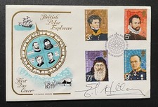 1972 British Polar Explorers Costwold FDC. Signed by Edmund Hillary