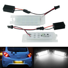 2pcs Canbus LED Number License Plate Light For Vauxhall Opel Astra Corsa Zafira