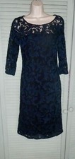 Phase Eight navy blue lace dress