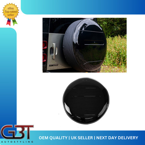 Gloss black spare wheel - wheel, cover