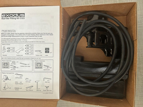 Exodus roof bar fitting - roof,