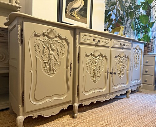 Refinished huge french carved - french,