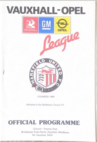 Harefield united burgess - united, v