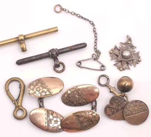 Antique joblot rolled gold - rolled,