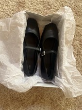 COS PLEATED LEATHER MARY-JANE