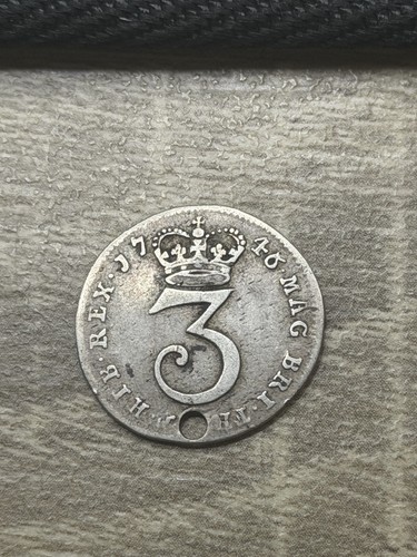 George threepence maundy - george, ii,