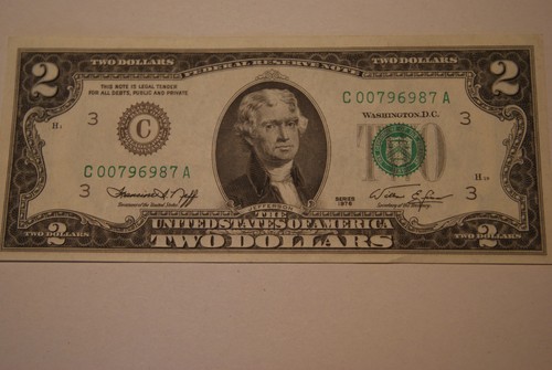Dollar bill 1976 - bill, very