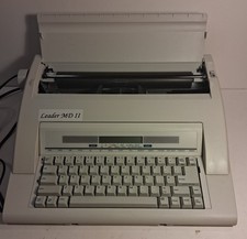 Vintage Leader MD II Electric Typewriter ~ Working