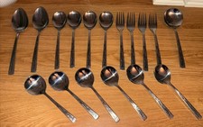 Viners Eternal Beau Stainless Steel Cutlery Set. 17 Pieces. Super Rare. Vintage